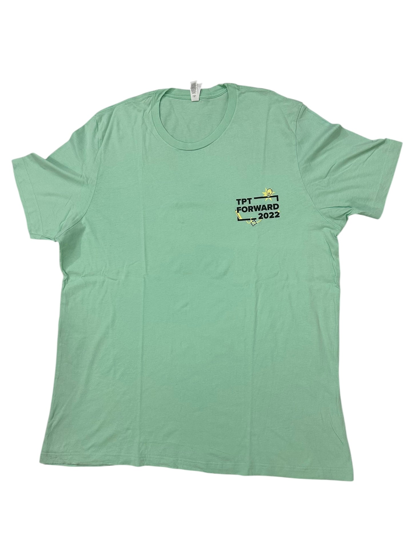 Canvas T-Shirt – XL/XXL – Light Green – “TPT FORWARD 2022” Graphic – Premium++ Condition