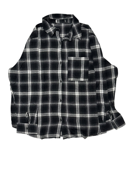 Primark Red Plaid Flannel Shirt – Large/XL – Red with Black, White & Green Plaid – Premium++ Condition