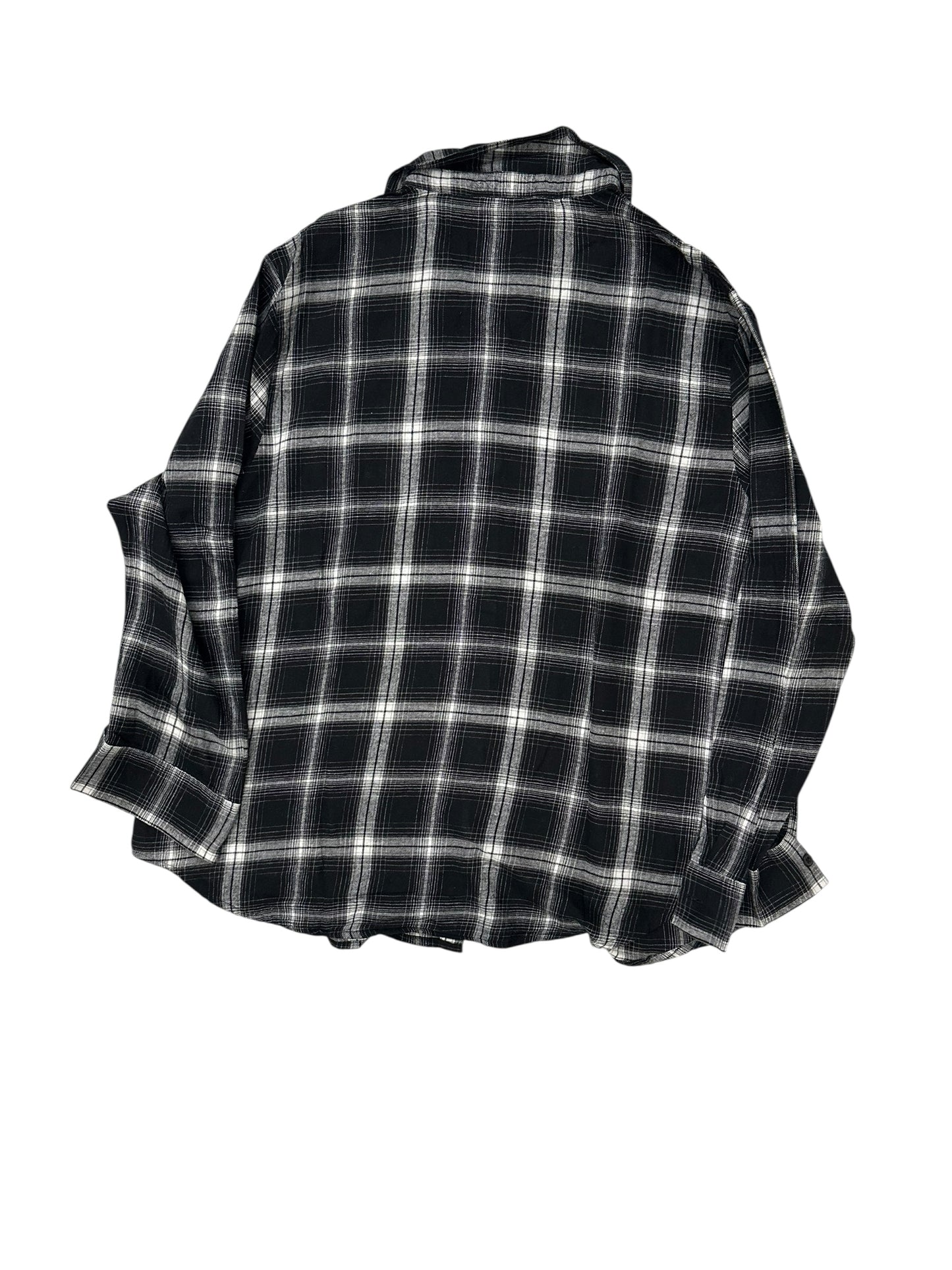 Primark Red Plaid Flannel Shirt – Large/XL – Red with Black, White & Green Plaid – Premium++ Condition
