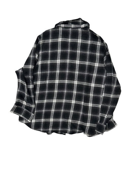 Primark Red Plaid Flannel Shirt – Large/XL – Red with Black, White & Green Plaid – Premium++ Condition