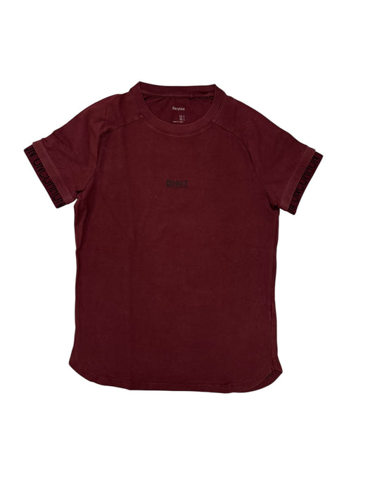 Bershka Maroon T-Shirt – Small/Medium – Premium++ Condition