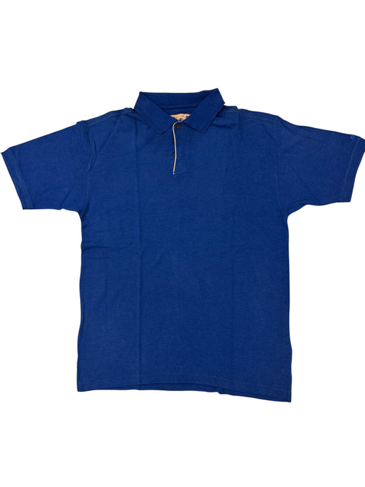 Caribbean Joe Polo Shirt – Medium/Large – Solid Blue – Premium++ Condition