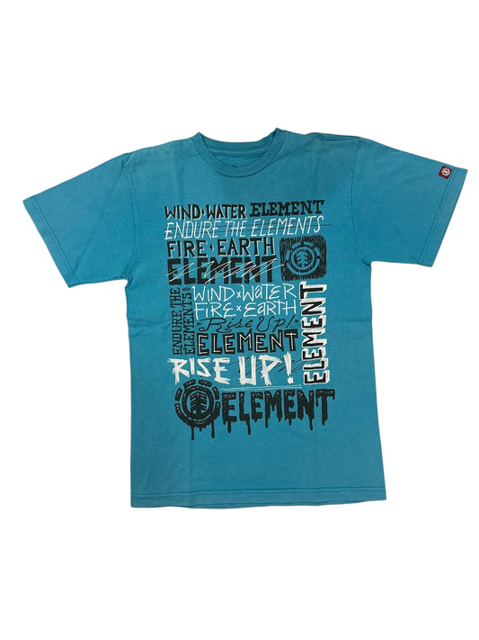 Element Brand Blue T-Shirt – Medium/Large – Premium++ Condition – Graphic Print