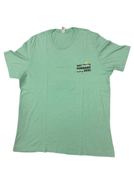 Canvas T-Shirt – XL/XXL – Light Green – “TPT FORWARD 2022” Graphic – Premium++ Condition