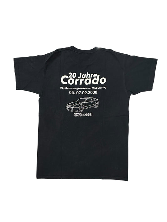 Fruit of the Loom T-Shirt – Small/Medium – Black – “20 Jahre Corrado Nürburgring 2008” Graphic – Premium++ Condition