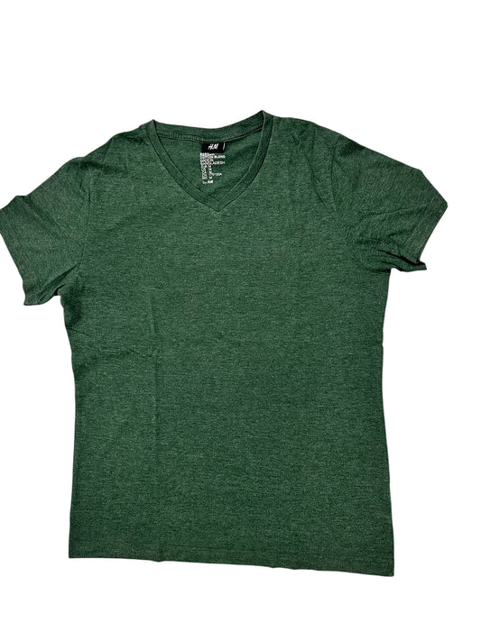 H&M V-Neck T-Shirt – Small/Medium – Green – Premium++ Condition